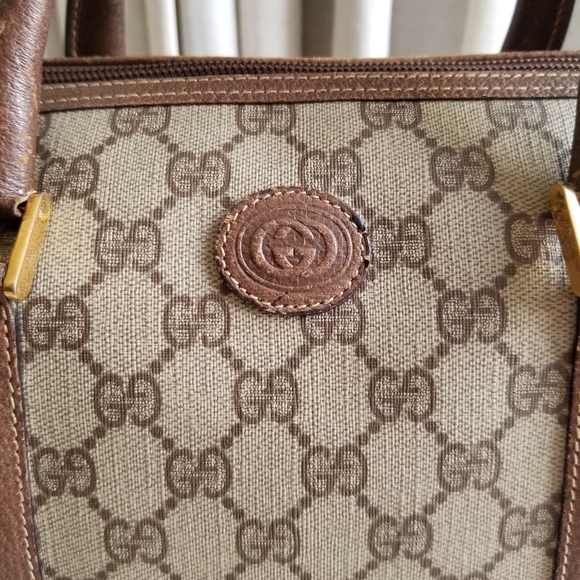 Gucci Vintage Supreme Coated Canvas Boston Bag - Picture 4 of 14